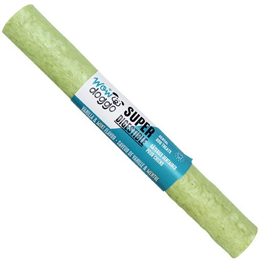 WOW DOGGO GÂTERIE DENTAIRE POUR CHIEN À LA VANILLE ET MENTHE 9 POUCES