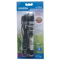 MARINA CHAUFFE-EAU SUBMERSIBLE 50WATTS (POUR AQUARIUM JUSQU'À 10 GALLONS)