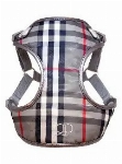 PRETTY PAWS HARNAIS POUR CHIEN WINDSOR MONARCH (CARREAUTÉ GRIS & BLANC) GRANDEUR 0
