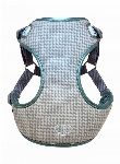 PRETTY PAWS HARNAIS POUR CHIEN CAMBRIDGE HOUND. (TURQUOISE/GRIS) GRANDEUR 1