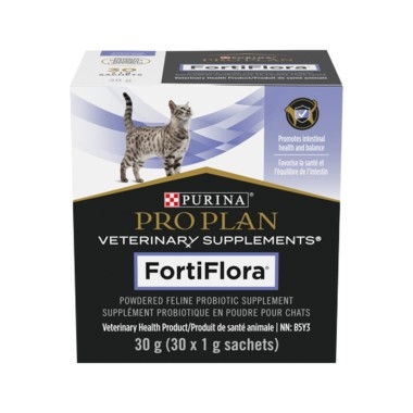 FORTIFLORA POUR CHAT 30 SACHETS DE 1GR