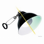 EXOTERRA LAMPE À PINCE AVEC DOUILLE EN PORCELAINE RÉFLECTEUR LUMINEUX GRANDE