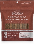 DOG TREAT NATURALS BÂTONS DE SUPER-ALIMENT POUR CHIEN CANARD ET POMME 170GR