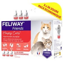 FELIWAY FRIENDS ENSEMBLE DE 3 RECHARGES (CHAT)