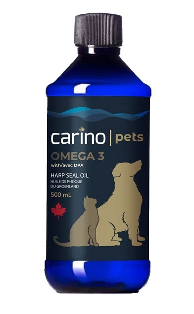 CARINO HUILE DE PHOQUE DU GROENLAND 500ML (CHIEN ET CHAT)