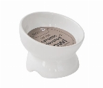 DEXYPAWS BOL SURÉLEVÉ POUR CHAT EN CÉRAMIQUE BLANC (7OZ)