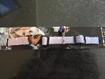 COASTAL COLLIER POUR CHAT AVEC ATTACHE EN FORME DE COEUR ÉTOILE ROSE/MAUVE 8-12 PO
