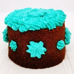 CROC CAKE GÂTEAU POUR CHIEN POULET ET FROMAGE GLAÇAGE BLEU 200GR