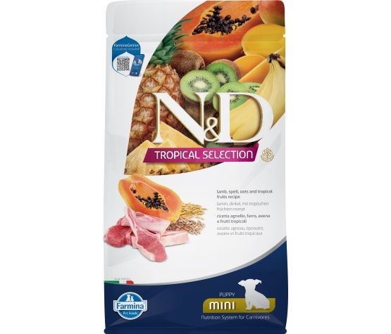FARMINA N&D CHIOT PETITE RACE TROPICAL À L'AGNEAU 11LBS