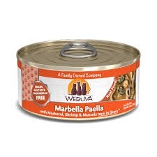 WERUVA CHAT PAELLA DE MARBELLA (MAQUEREAU, CREVETTES ET MOULES EN SAUCE) 5.5 OZ