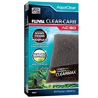 FLUVAL/AQUACLEAR AC50 MASSE FILTRANTE CLEAR-CARB (1 UNITÉ)