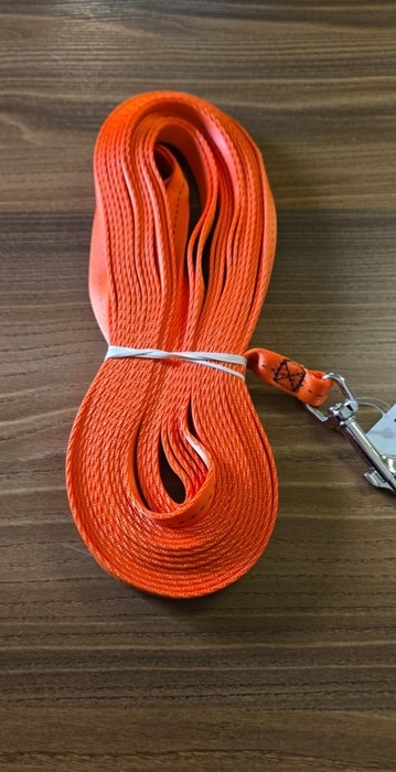 LONGE 5/8 X 30 PIEDS ORANGE FLUO