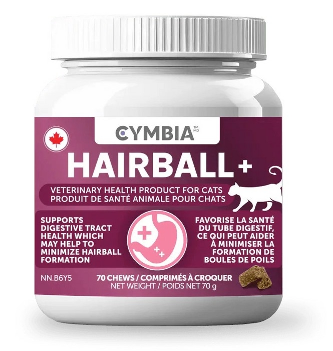 CYMBIA BOUCHÉE SUPPORT DIGESTIF ET BOULE DE POILS (70 BOUCHÉES)