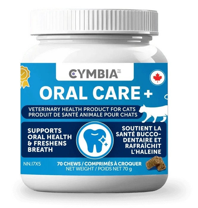 CYMBIA BOUCHÉE SOUTIEN À LA SANTÉ BUCCO-DENTAIRE ET RAFRAÎCHIT L'HALEINE (70 BOUCHÉES)
