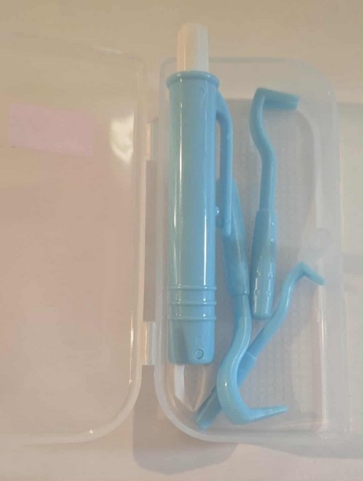 ENSEMBLE DE PINCES À TIQUE POUR CHIEN & CHAT (4 OUTILS) BLEU