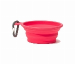 MESSY MUTTS BOL RÉTRACTABLE EN SILICONE 1.75 TASSES ROUGE
