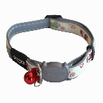 ROGZ GLOWCAT COLLIER LUMINEUX DANS LE NOIR POUR CHAT MOTIF GECKO VERT (8-12PO)