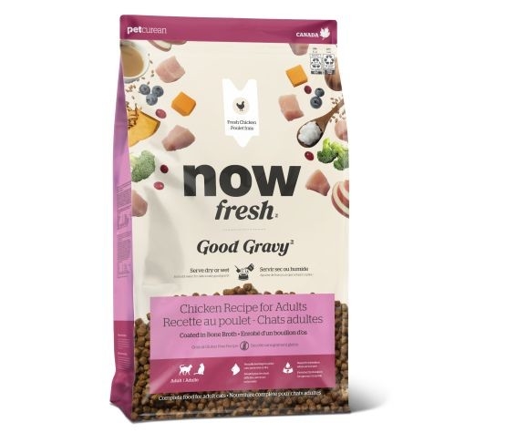 GO! NOW FRESH GRAVY POUR CHAT RECETTE SANS GRAIN AU POULET 3LBS