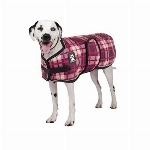 SHEDROW K9 GLACIER MANTEAU AVEC CARREAUX VIOLET POUR CHIEN SMALL