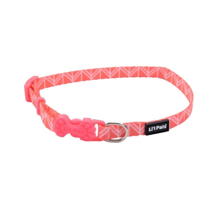LI'L PALS COLLIER POUR PETIT CHIEN ROSE 6-8PO