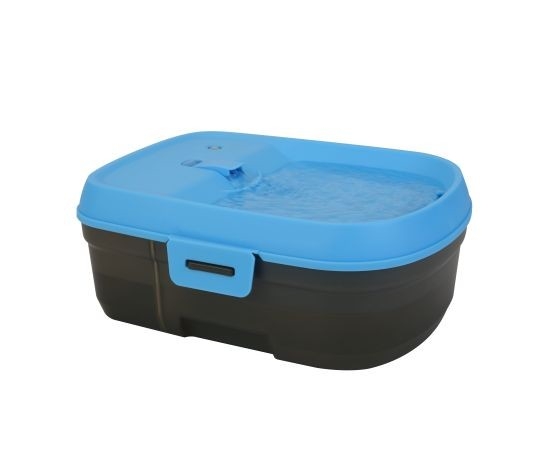 DOGH2O ABREUVOIR SANS FILS POUR CHIEN 6 LITRES (NOIR ET BLEU)