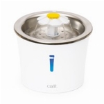 CATIT FONTAINE POUR CHAT AVEC FLEUR ET DESSUS EN STANLESS 3 LITRES