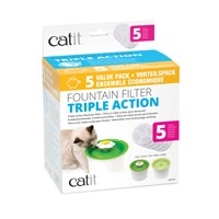 CATIT FILTRE À TRIPLE ACTION POUR ABREUVOIR CATIT (5/PAQUET)