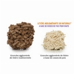 CATIT GO! NATURAL LITIÈRE AGGLOMÉRANTE À BASE DE COSE DE POIS VANILLE 5.6KG