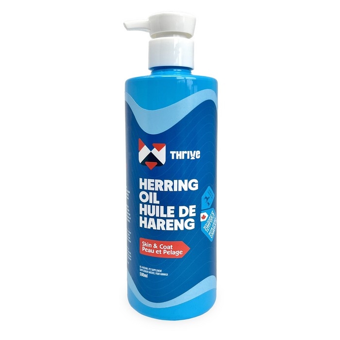 THRIVE HUILE DE HARENG 500ML (CHIEN ET CHAT)