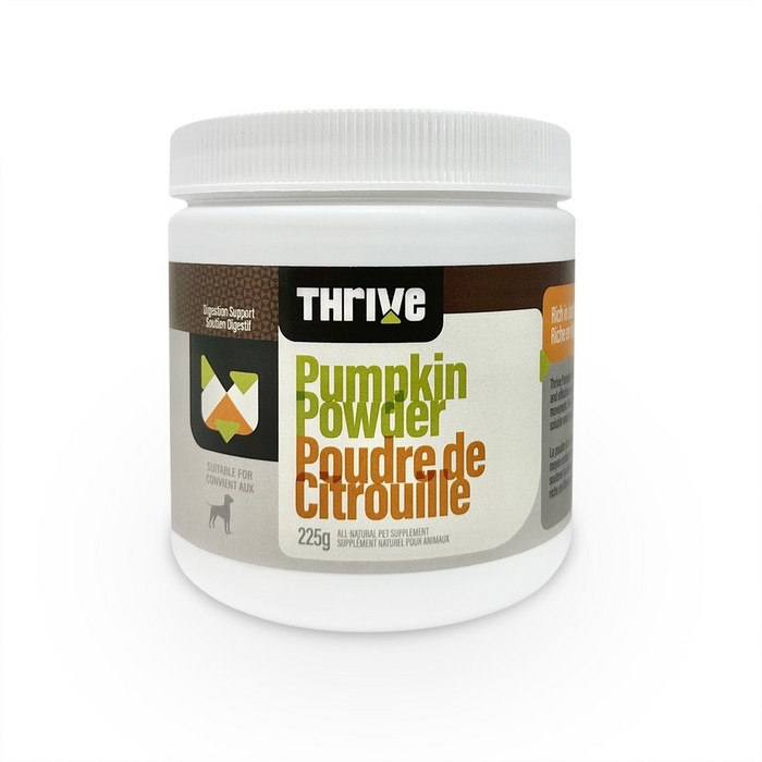 THRIVE POUDRE CITROUILLE POUR CHIEN 225 GR