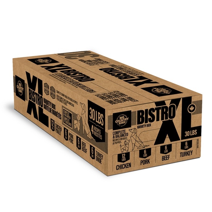 BIG COUNTRY RAW- CHIEN- XL BISTRO 30LBS