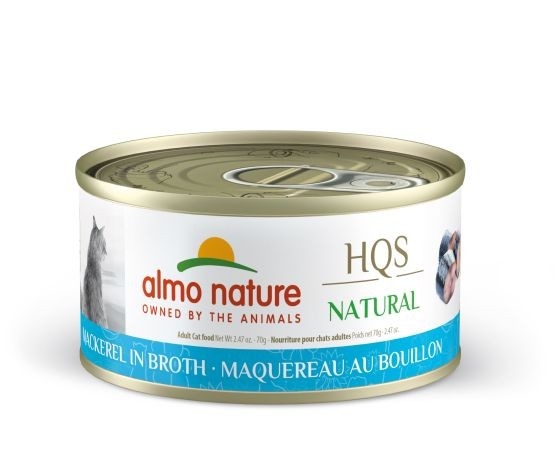 ALMO NATURE CHAT MAQUEREAU AU BOUILLON 70GR